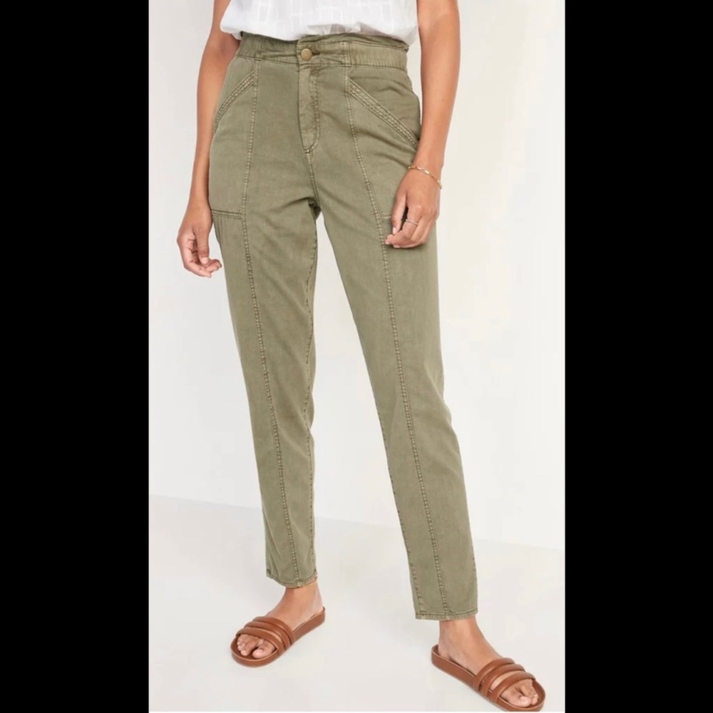 Old Navy sky-hi straight jeans